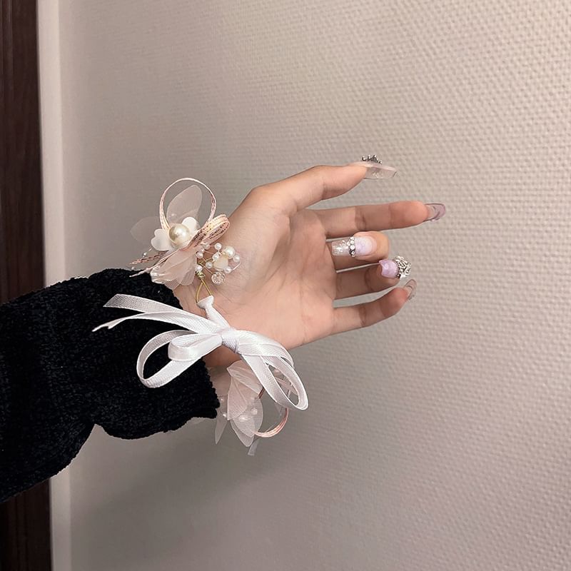 Floral Headband Mesh / Bracelet