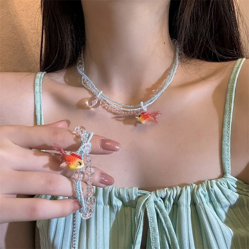 Necklace / Goldfish Bracelet