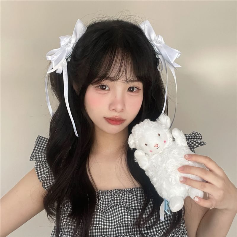 Clip Hair Floral Plain