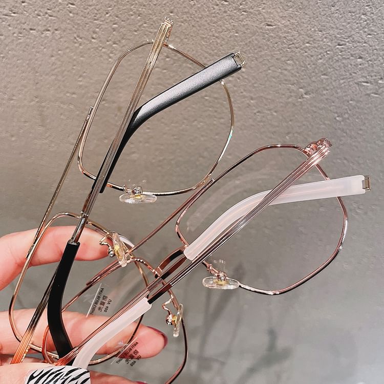 Blocking Glasses Metal Square Blue Light Frame