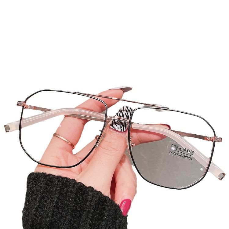 Blocking Glasses Metal Square Blue Light Frame