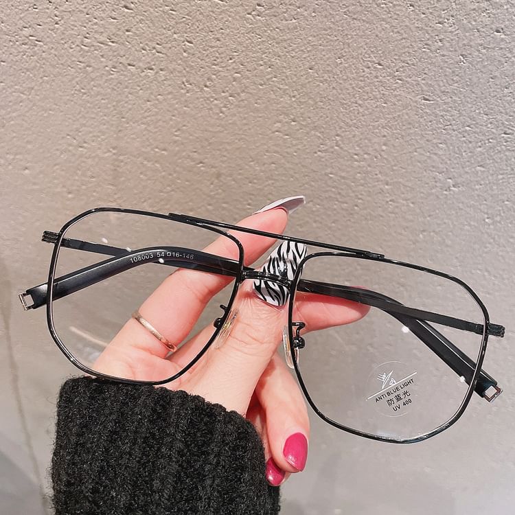 Blocking Glasses Metal Square Blue Light Frame