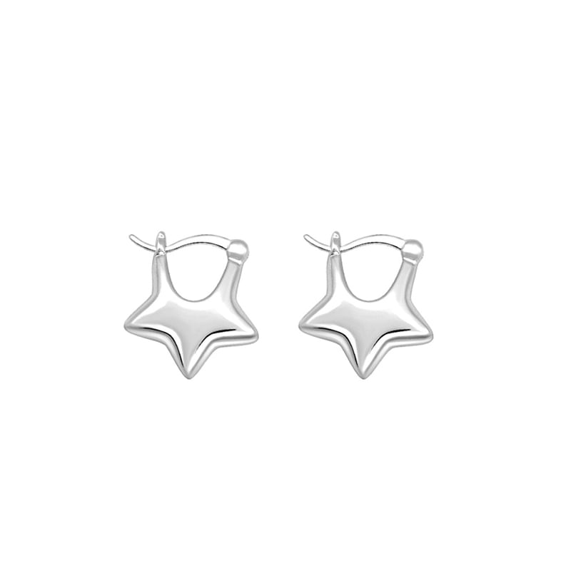 Star Earring Huggie Clip-On /