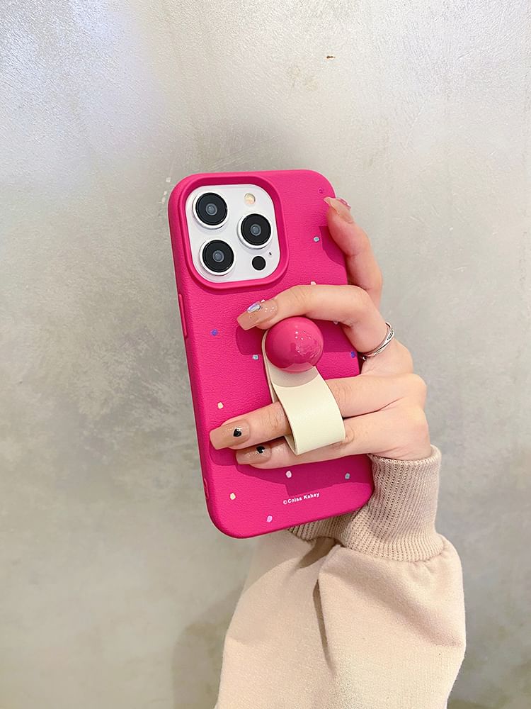 Case Print Finger Phone Strap