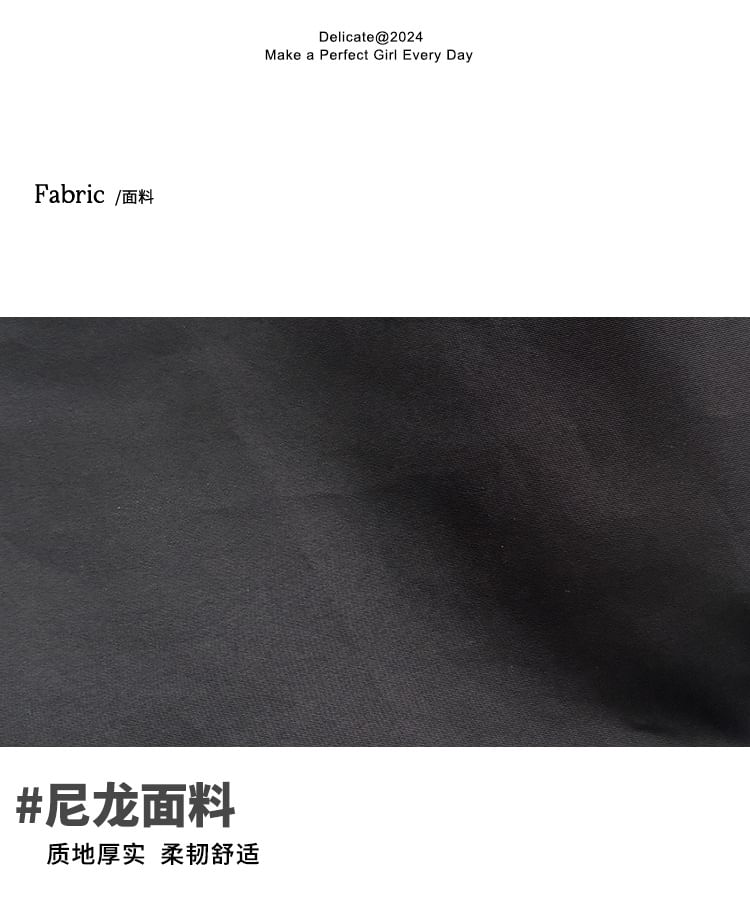 Backpack Nylon Plain Flap Bow