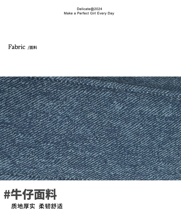 Bag + Bowler Denim Charm Set: