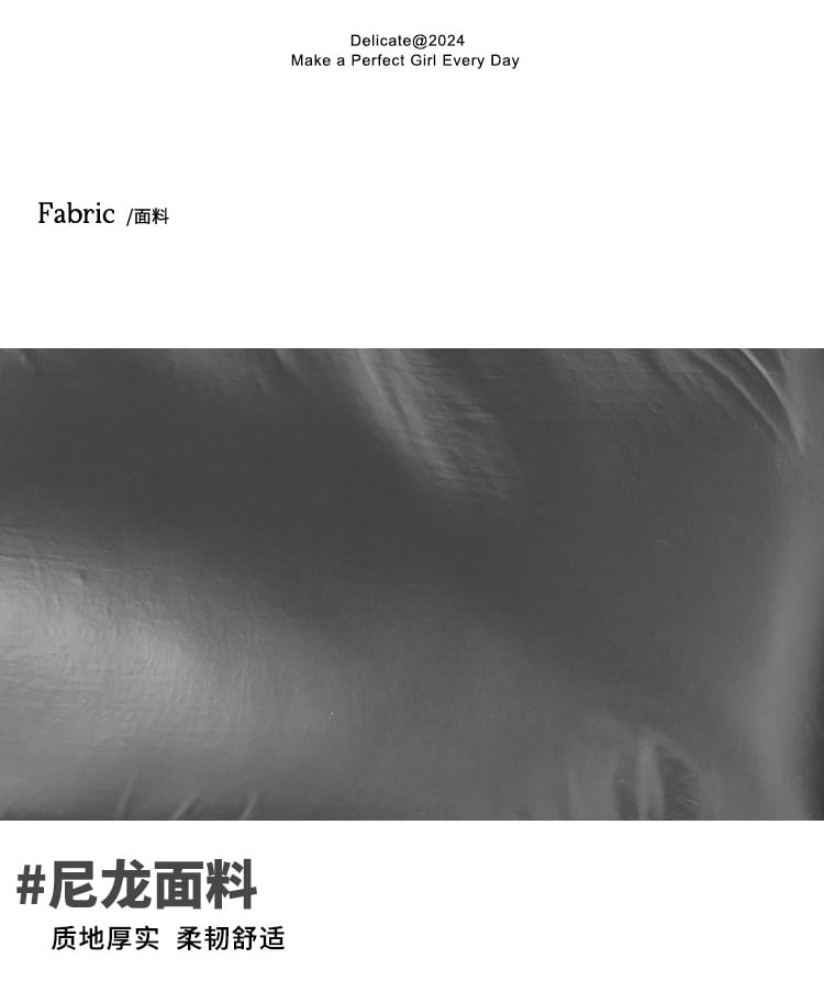 Nylon Flap Plain Backpack Drawstring