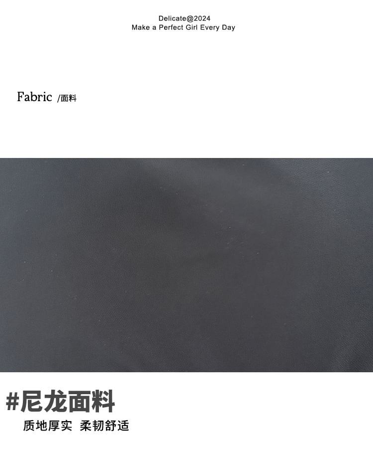 Flap Accent Bow Backpack Drawstring Plain Nylon