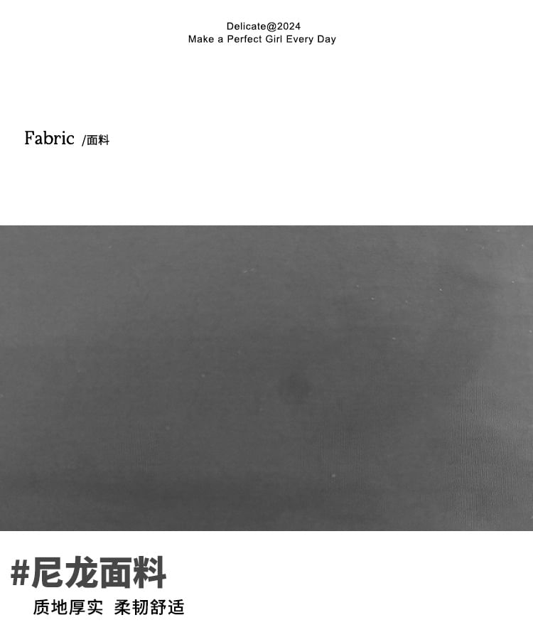 Nylon Flap Backpack Plain Drawstring