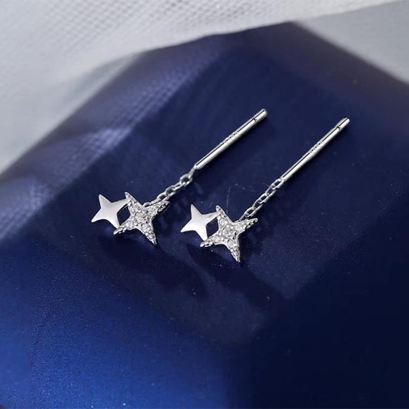 Star Threader Earring / Barbell Earring G185