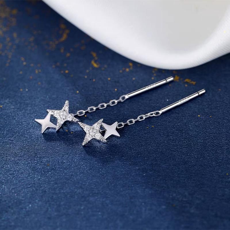 Star Threader Earring / Barbell Earring G185