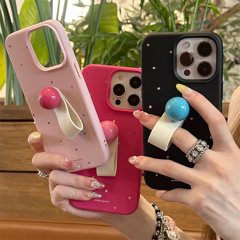 Phone Case Strap Finger Dotted