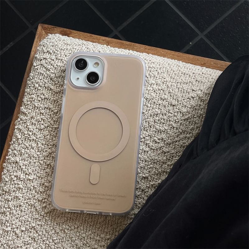 with MagSafe) (Compatible Case Magnetic Phone Plain