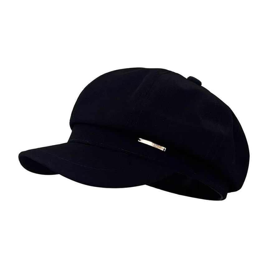 Wool Newsboy Plain Cap