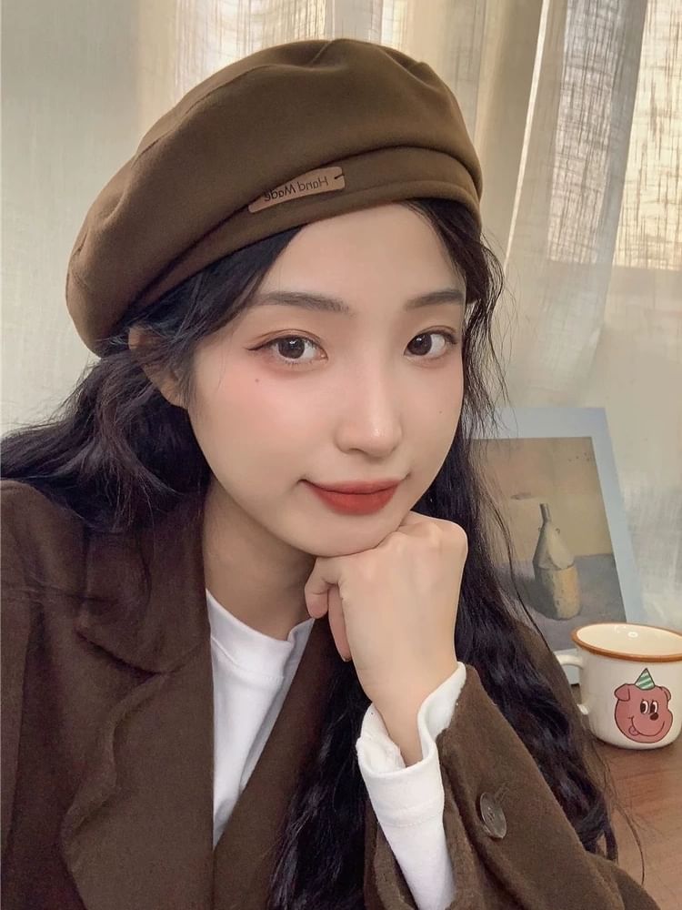 Wool Plain Beret Blend