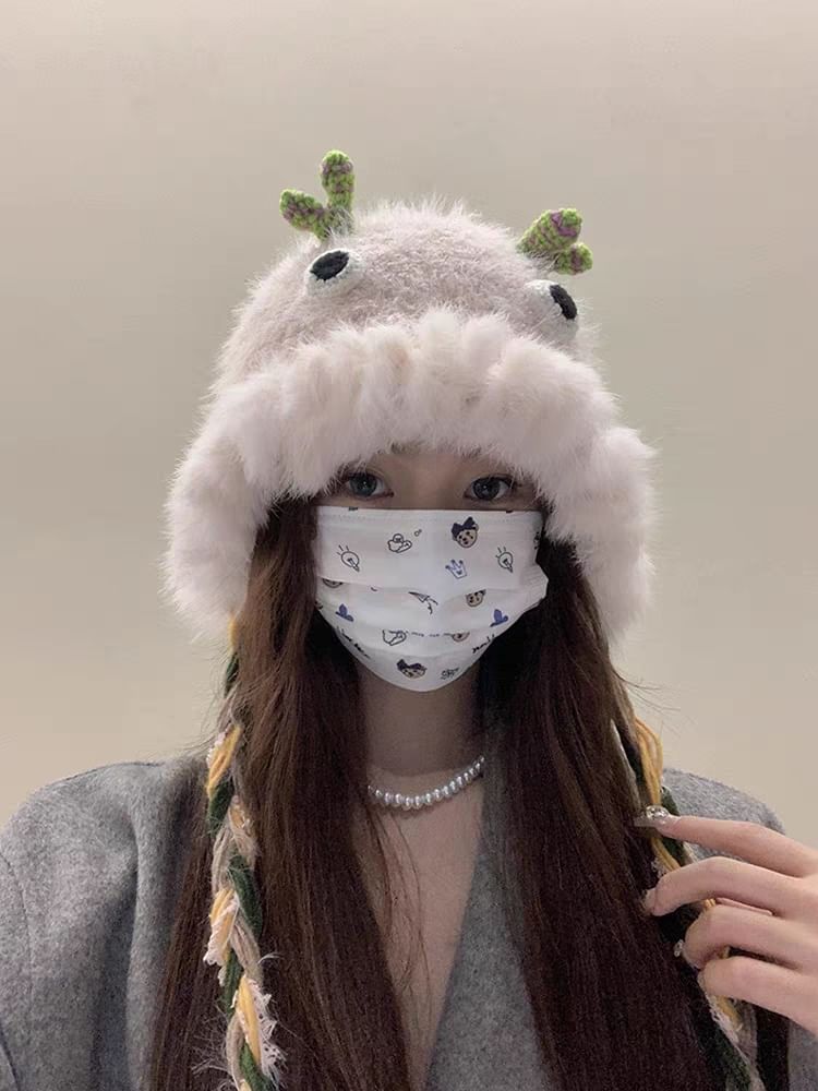 Animal Cartoon Fluffy Beanie