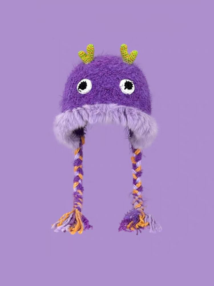 Animal Cartoon Fluffy Beanie