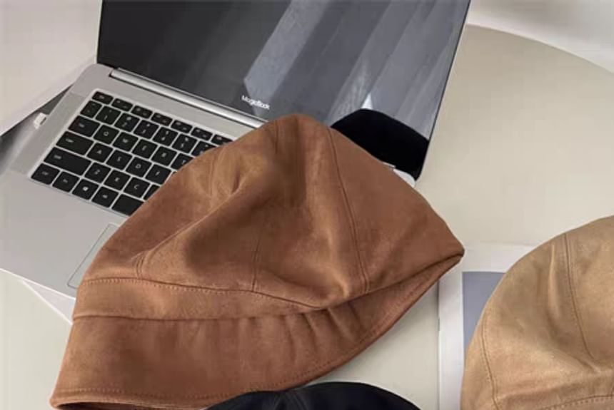 Cap Plain Newsboy Cotton