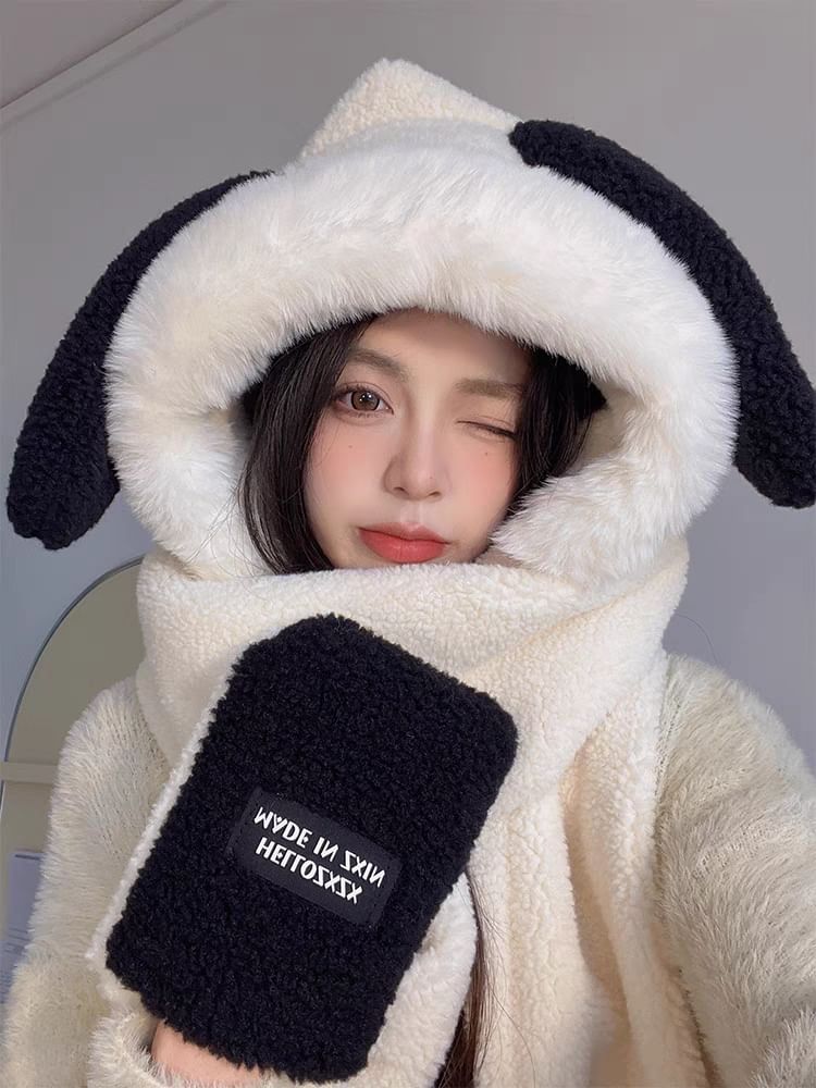 Dog Hooded Ear Scarf