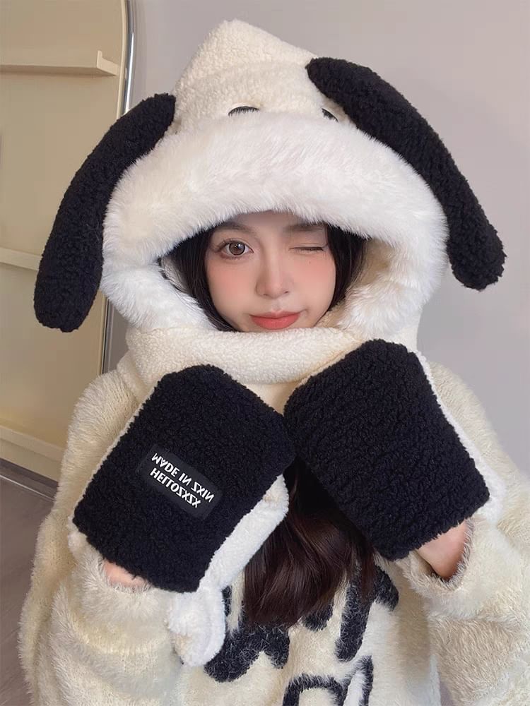 Dog Hooded Ear Scarf