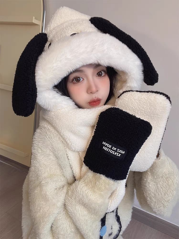 Dog Hooded Ear Scarf