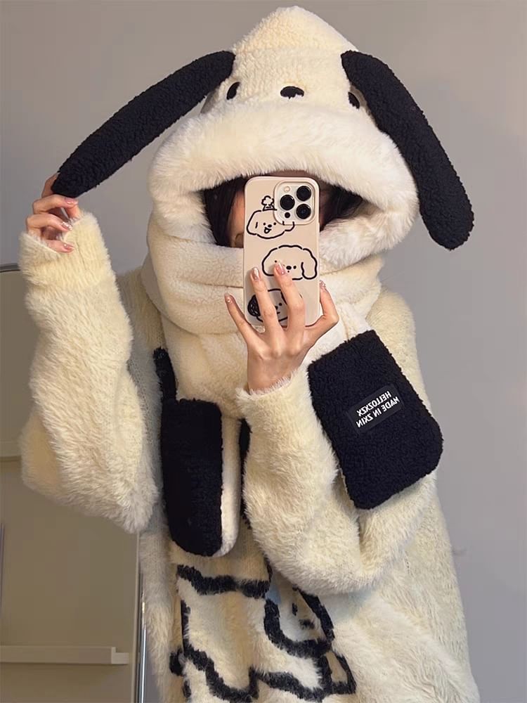 Dog Hooded Ear Scarf