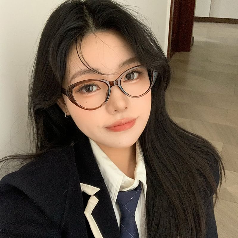 Light Eye Blocking Glasses Blue Cat