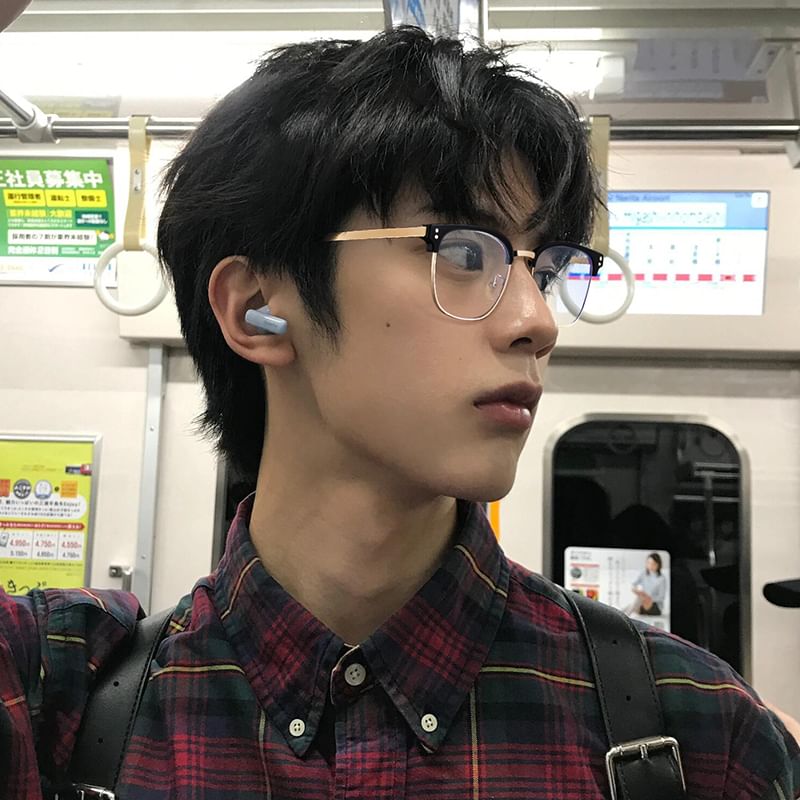 Blue Blocking Browline Light Glasses