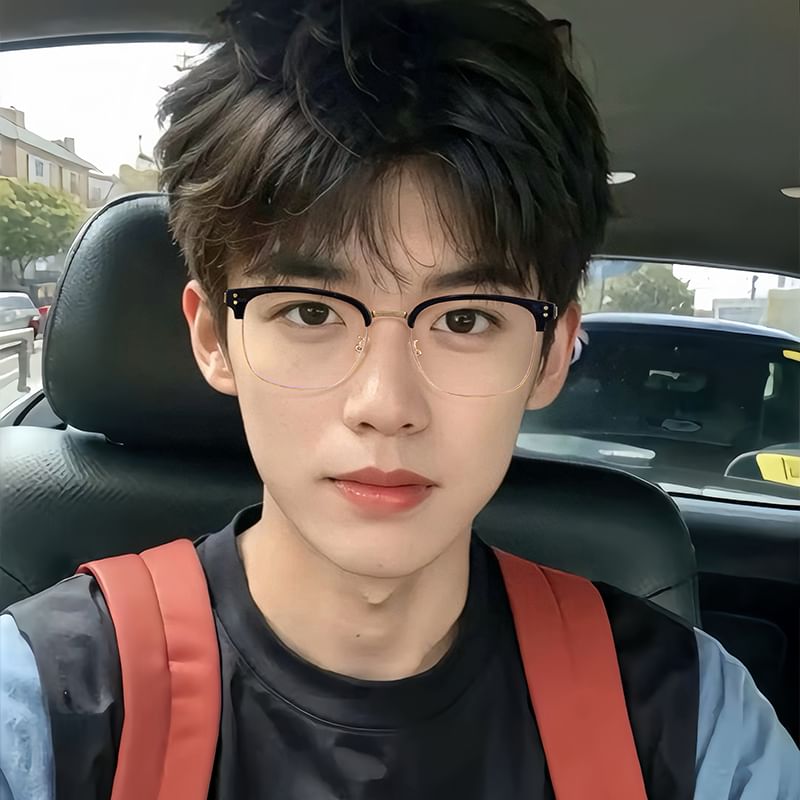 Blue Blocking Browline Light Glasses