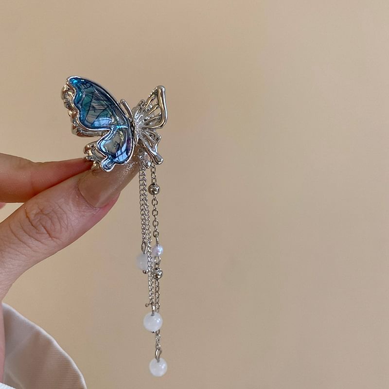 / Beaded Butterfly Clip Set Hair