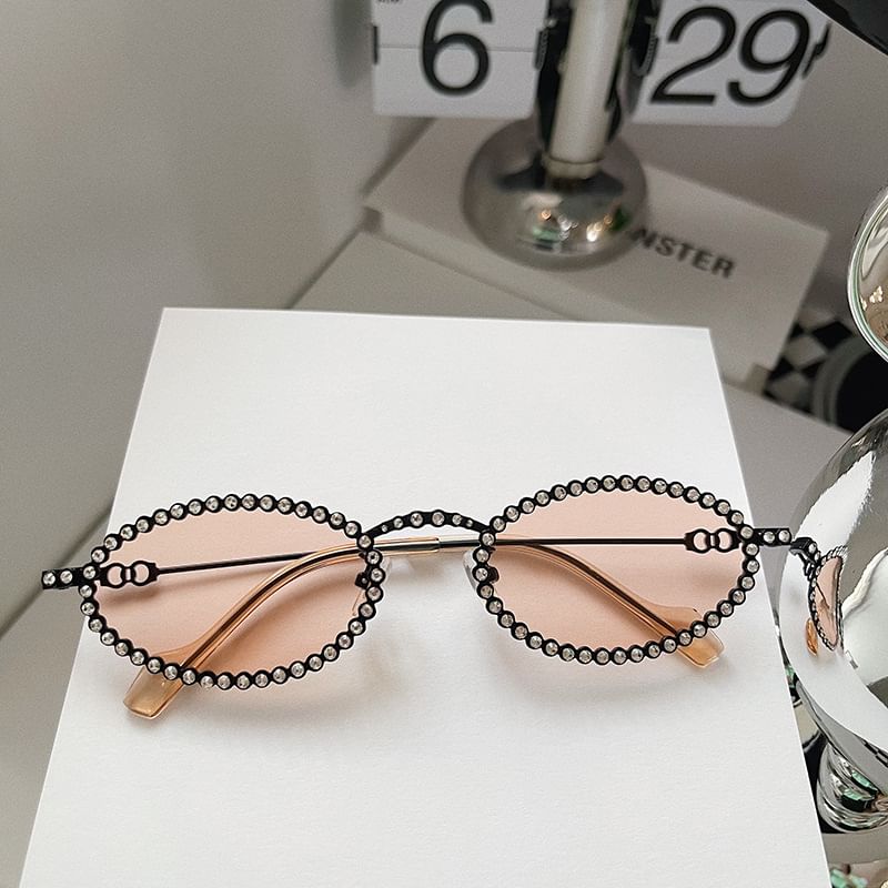 Sunglasses Eye Rhinestone Cat