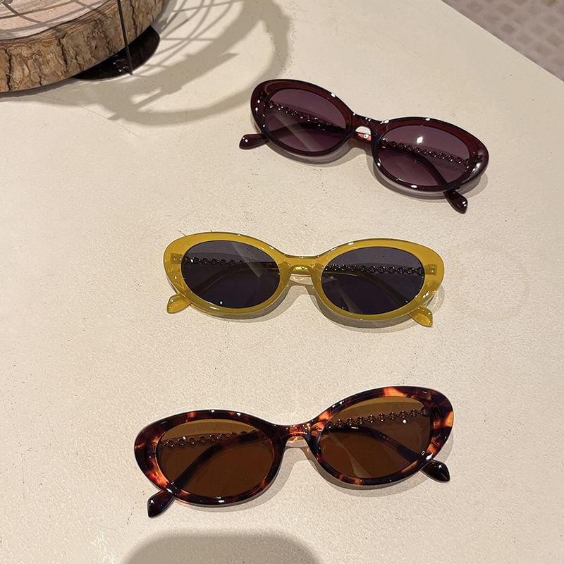 Plastic Sunglasses Oval