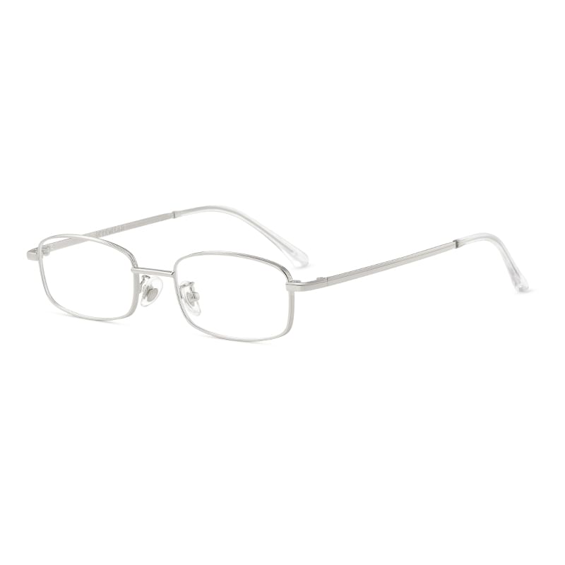 Blue Blocking Frame Metal Light Eyeglasses