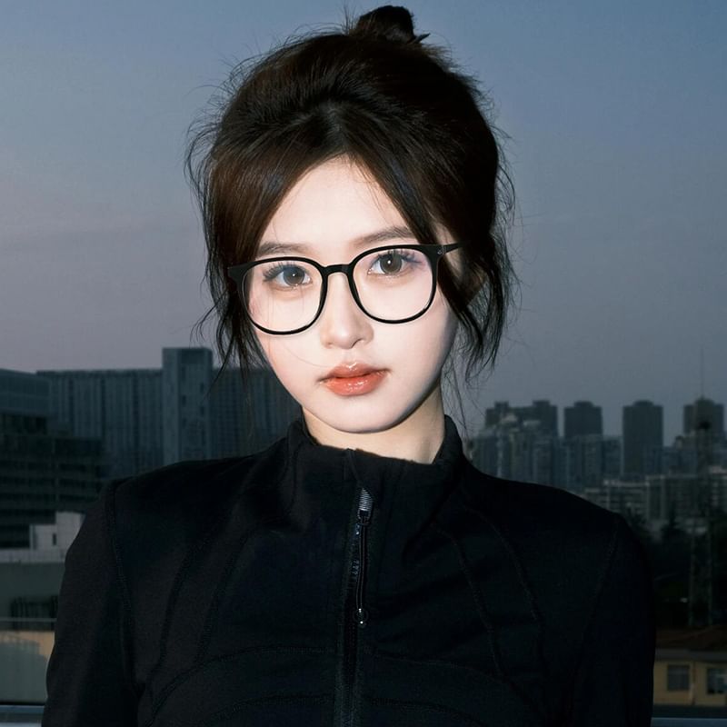 Light Round Blue Eyeglasses Blocking