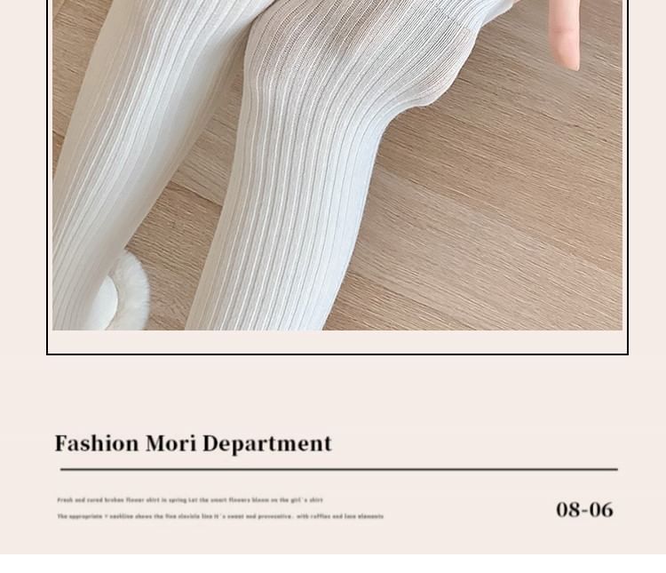 Ribbed Over-the-Knee Socks / Set