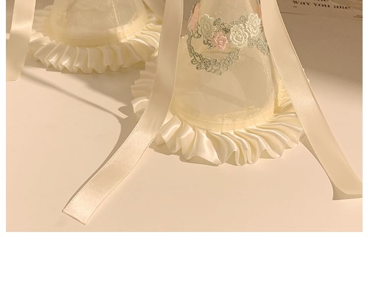 Party Embroidered Ruffle Hat
