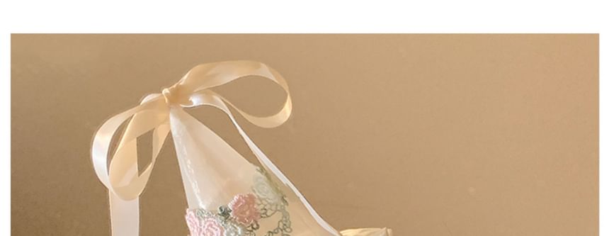 Party Embroidered Ruffle Hat