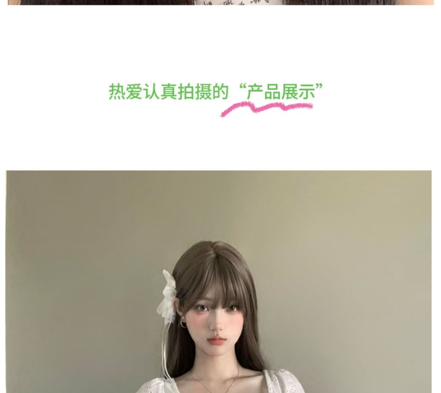 Clip Hair Bowknot Flower