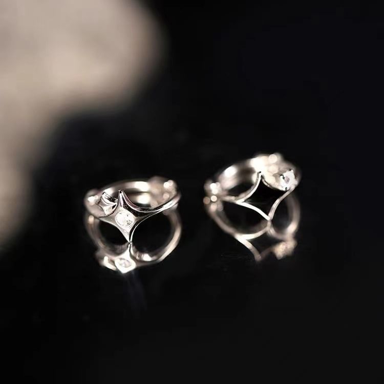 925 Sterling Silver Star Cuff Earring