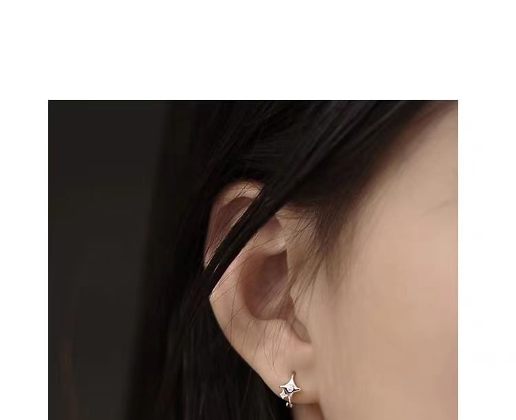 925 Sterling Silver Star Cuff Earring