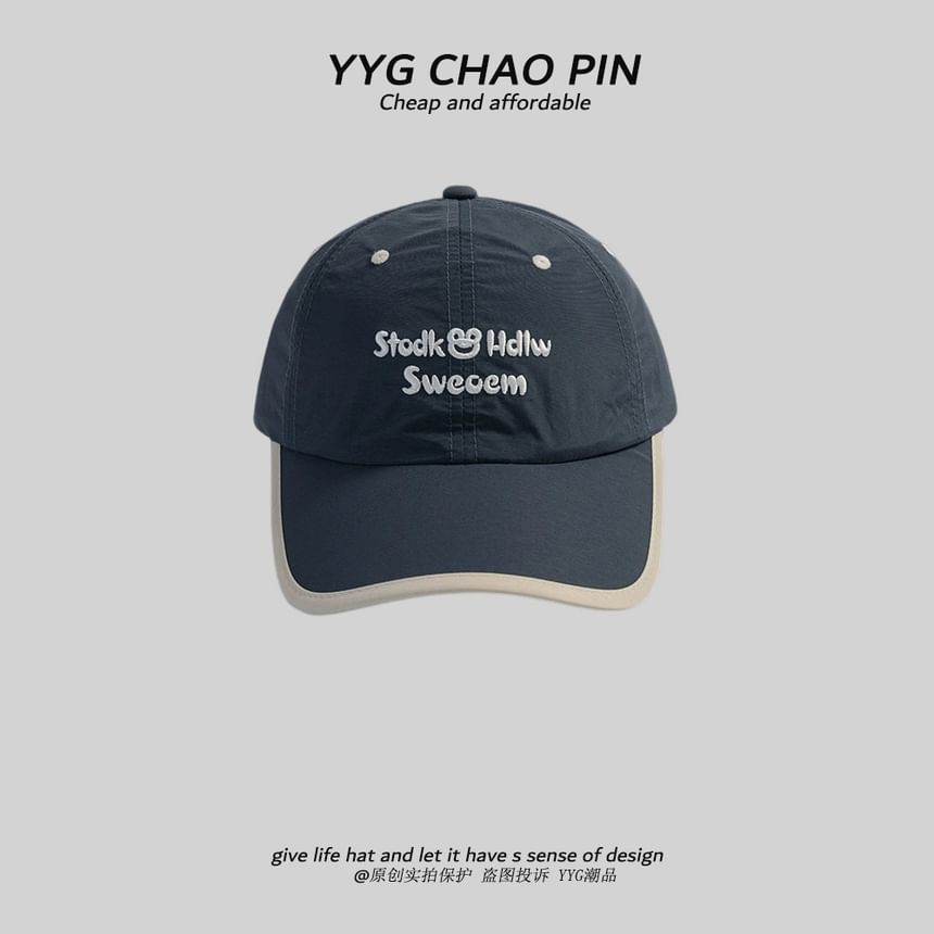 Embroidered Baseball Cap Letter