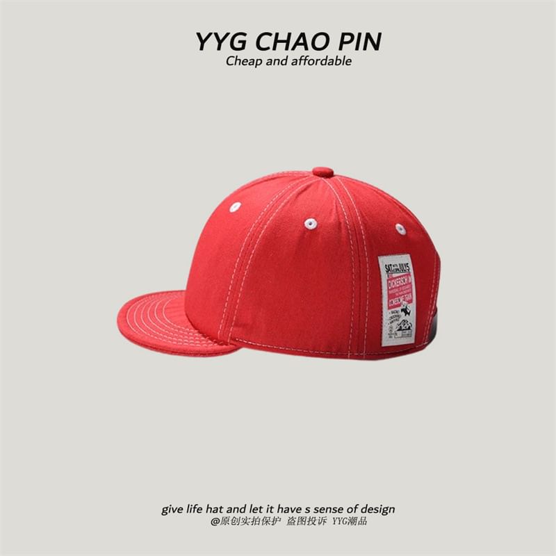 Denim Applique Cap Baseball