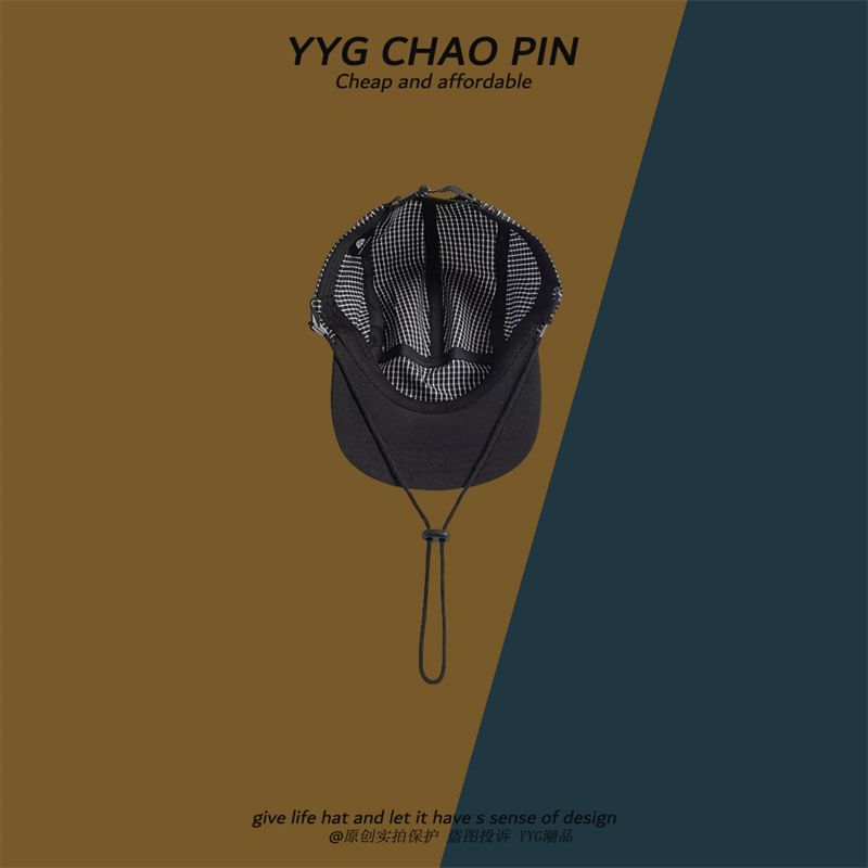 Plaid Baseball Cap