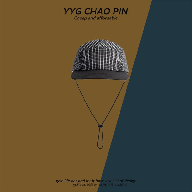 Plaid Baseball Cap