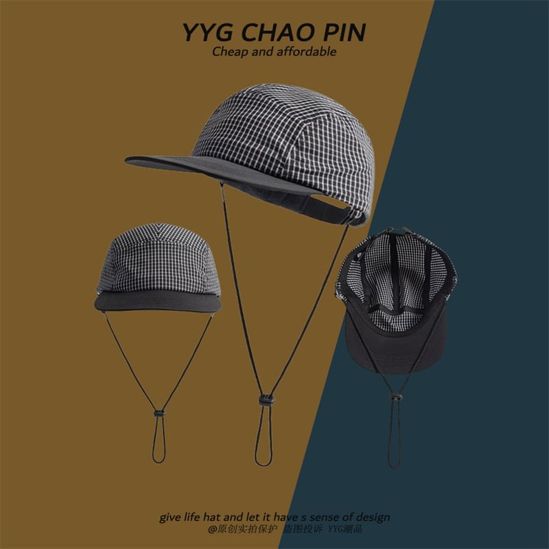 Plaid Baseball Cap