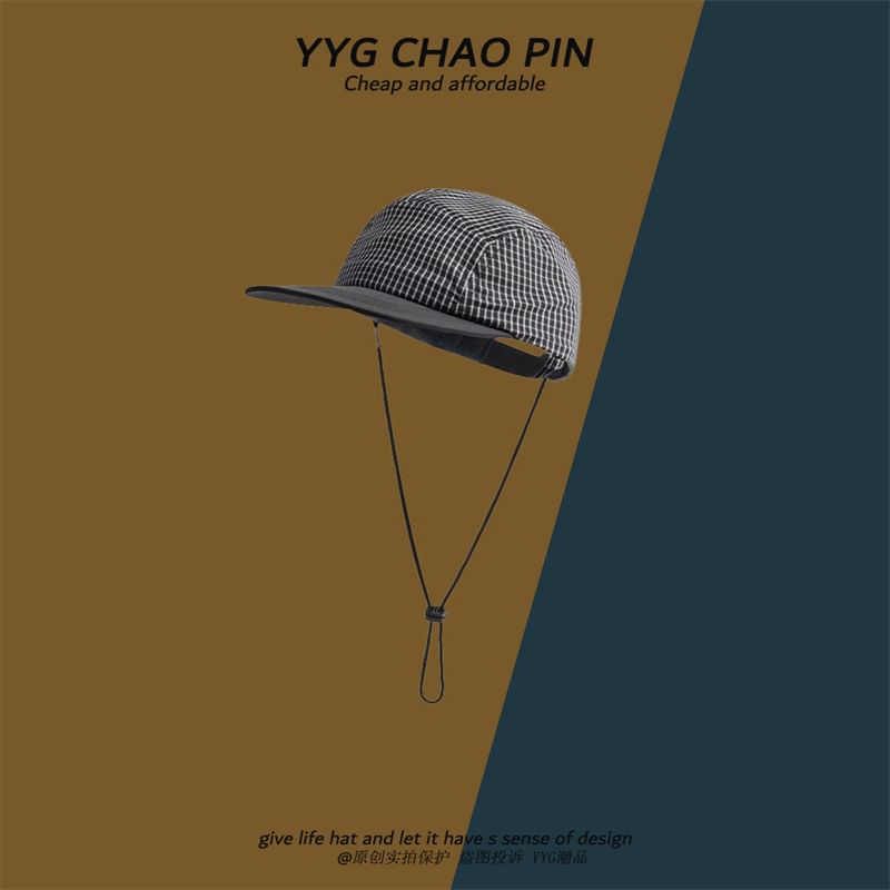 Plaid Baseball Cap
