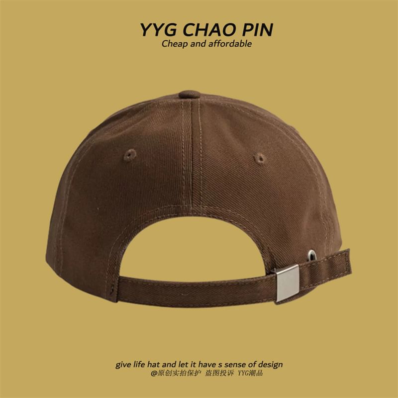 Baseball Cap Letter Embroidered