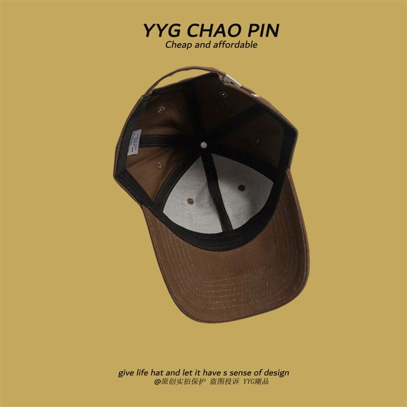 Baseball Cap Letter Embroidered