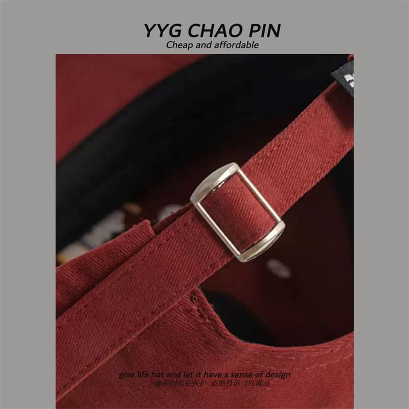 Embroidered Letter Cap Baseball