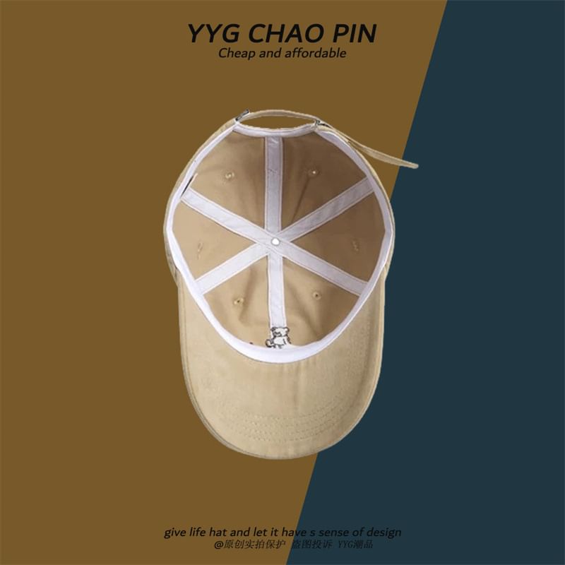 Cap Embroidered Baseball Bear